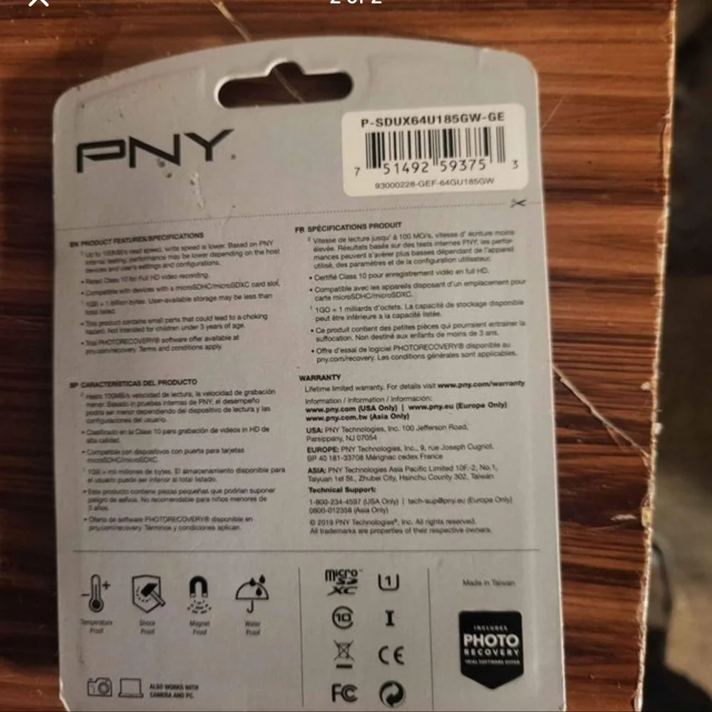 32 GB SD Card PNY